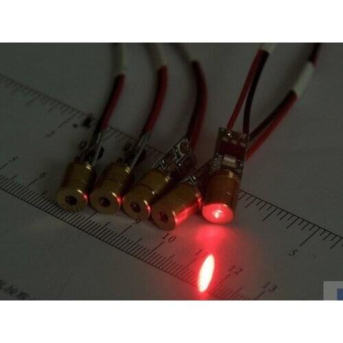 Focusable small 650nm 80mW Red laser module/8.0x11mm/DIY