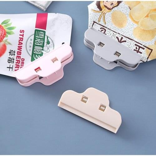 Sealed Clips Portable Practical Food Sealing Clamp Clip Powder Food Package Bag Multifunctional Home Snack Sealed Clip