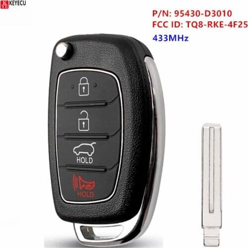 KEYECU for Hyundai Tucson 2015 2016 2017 2018 2019 Remote Key Fob TQ8-RKE-4F25 95430-D3010