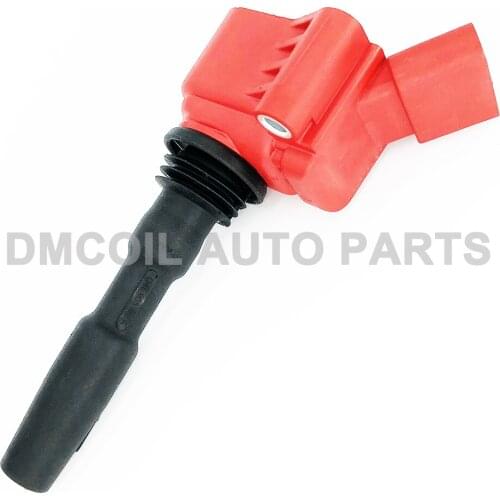 RED 04E905110B IGNITION COIL FOR A-UDI A1 A3 SEAT LEON S-KODA OCTAVIA V-W GOLF VII P-OLO 1.0L 1.2T 1.4T 1.6L 2011