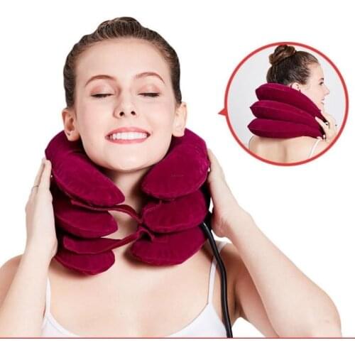 Inflatable neck and cervical retractor Household neck brace orthotics neck stretch cervical balloon environmental protection
