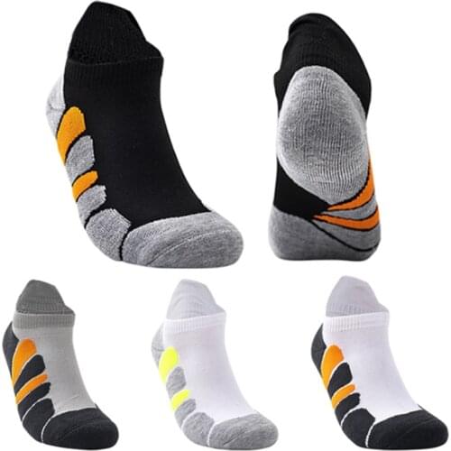 Winter Boat Socks Men Short Tube Towel Bottom Outdoor Sports Socks Sweat-Absorbent Basketball Socks Running Fitness Socks Men