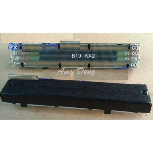 8.8 cm slide potentiometer straight rod single joint B10K shaft length T 8MM type