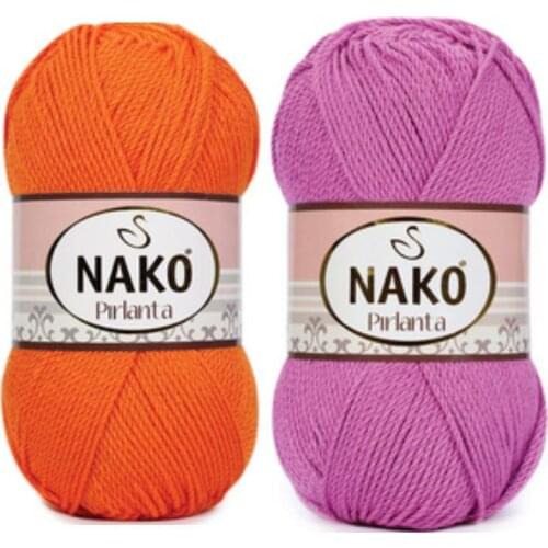 Hand Knitting Yarn Nako Diamond 100gr Amigurumi Hand Braid Lanyard Wool Diamond Toy пряжа для вязания