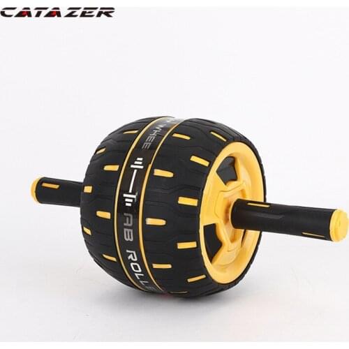 Heavy Duty Abdominal Wheel No Noise Muscle Exercise Equipment Home Fitness Power Wheel Ab Roller Gym Roller Training Free Mat