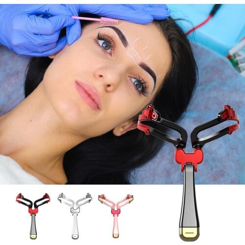 Eyebrow Stencil Reusable Eyebrows Grooming Ruler Tattoo Ruler Eyebrow Assistant Tool Foldable Makeup Accessories Makeup Tool