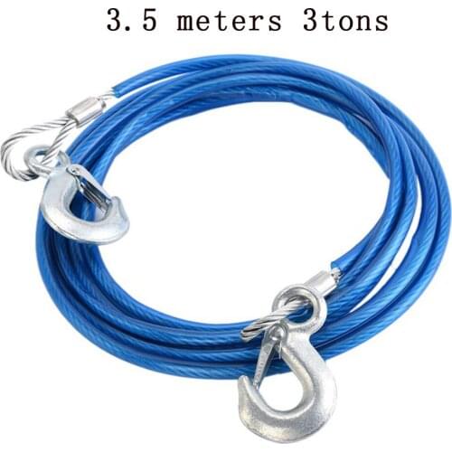 Automobile Traction Rope Steel Wire Trailer Rope Tonnage Car Trailer Rope Steel Wire Trailer Rope Trailer Belt Towing Ropes