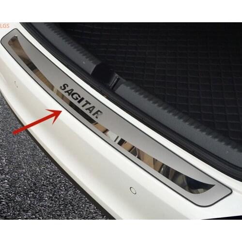 High-quality stainless steel Trunk threshold guard anti-scratch protection car accessories For Volkswagen Sagitar 2012-2018