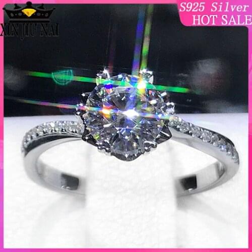 925 sterling silver fashion wedding Band ring for women Zircon Silver Female Engagement Finger aterling silver jewerlry blue