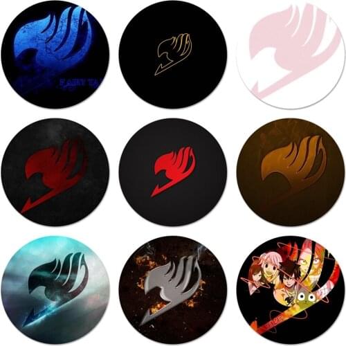 Fairy Tail logo Icons Pins Badge Decoration Brooches Metal Badges For Clothes Backpack Decoration 58mm