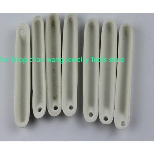 7pcs Melting Boat Strip Quartz Crucible for Jewelry Melting Length 9cm