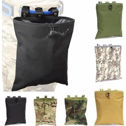 Tactical Airsoft Large Foldable Dump Pouch 13" Roll-Up Dump Pouch Holster for Hunting