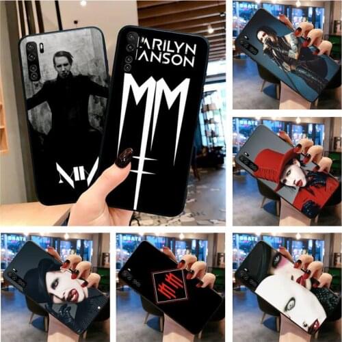 Marilyn Manson Phone Cases for Huawei P20 P30 P40 lite E Pro Mate 40 30 20 Pro P Smart 2020 P10