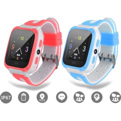 T10 Childrens Smart Watch SOS Phone Watch Smartwatch For Kids With Sim Card Photo Waterproof IP67 Kids Gift For IOS Android