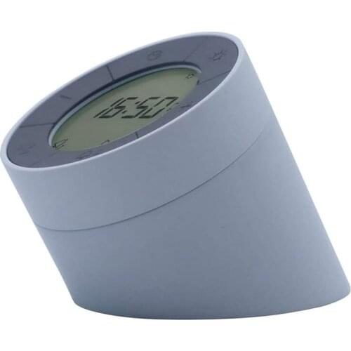 Electronic Alarm Clock Modern Design With Motion Activated Modes & Soft Dimmable Light With USB Adaptor Cable, Edge