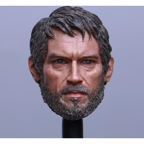 Estartek 1/6 Joel Head Sculpt for 12inch Action Figure DIY