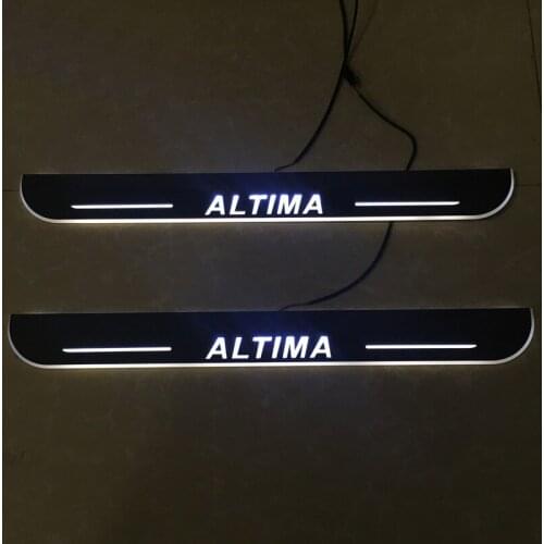 Welcome Pedal Lights For Nissan Altima 2013 - 2020 Pedal car Door Sill Pathway Lamp led thresholds scuff plates auto Avante md
