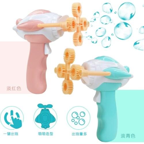 New Kid Bubbles Generator Bubble Machine Kids Toy Cute Abs Bubble Maker Machine A Bulle Party Stuff Plastic Toys Children DD60PP