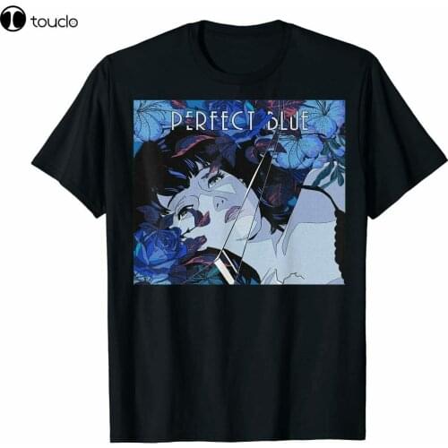 Perfect Blue Japanese Anime Girl T-Shirt Black S-5Xl