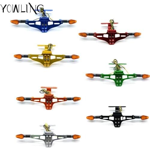 Motorcycle License Plate Bracket Licence Plate Holder Frame Number Plate For YAMAHA R6 2004 2005 2006 KAWASAKI Z1000 Z800 Z750