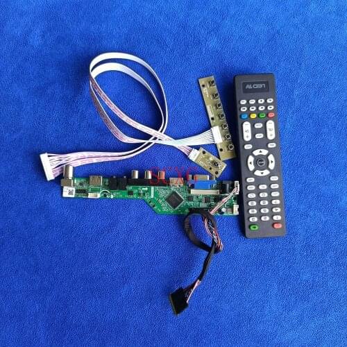 LVDS 40-Pin For LP156WH4/LP156WH8/LP156WH9 Display drive board VGA USB AV HDMI-compatible LED LCD DIY Kit 1366*768 Analog signal