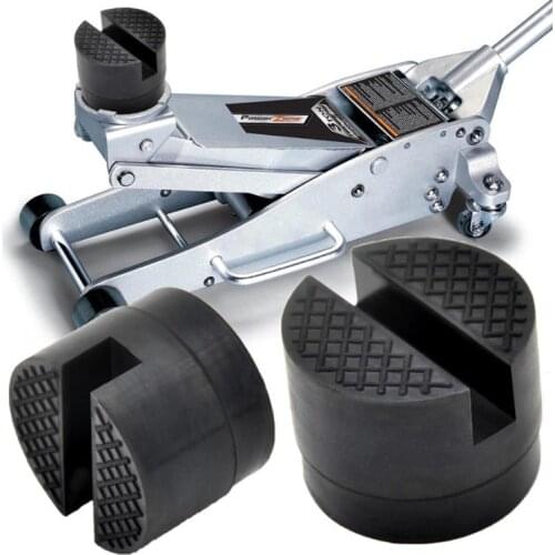 Floor Slotted Car Rubber Jack Pad Frame Protector Adapter Jacking Tool Pinch Weld Side Lifting Disk For Lexus Subaru Fiat Volvo