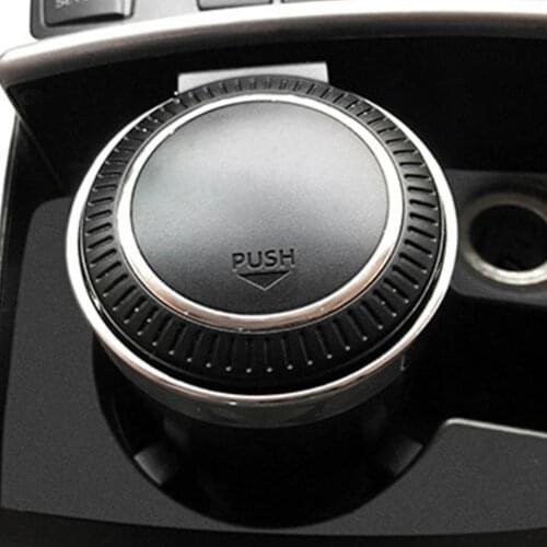 Push-type Car Ashtray With Simple Multi-function Led Car Portable Car Ashtray Interior Light Accessories Bracket Smokeless S6H4