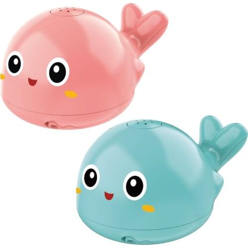 New Baby Bathtub Spray Water Toy Electric Dolphin Automatic Induction Water Spray Ball Bathroom Backyard Bath Toys Water Game