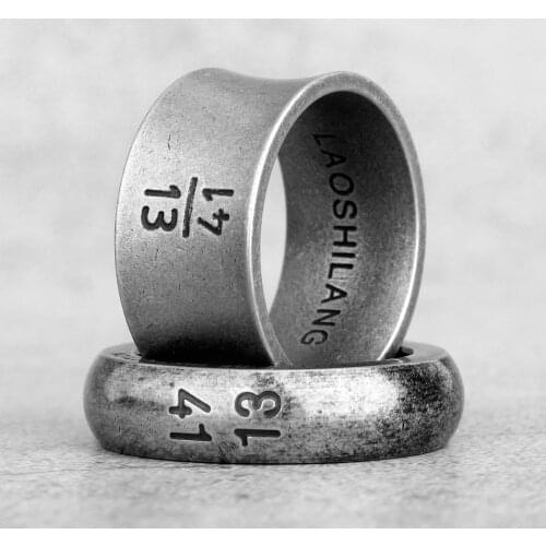 1314 Lovers Couple Stainless Steel Mens Women Wedding Engagement Rings for Girl Boyfriend Jewelry Creativity Gift Wholesale