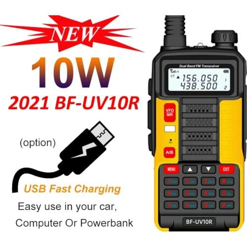 For Baofeng Professional Walkie Talkie UV10R 128 Channels VHF/UHF Dual Band Two Way CB Ham Radio Baofeng UV5R Enhanced UV-10R