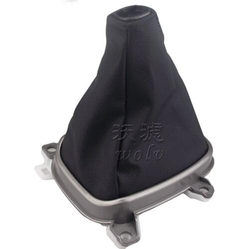 Cowhide gear shift stick shifter knob Dust-proof cover for Honda Accord seven generation eight generation