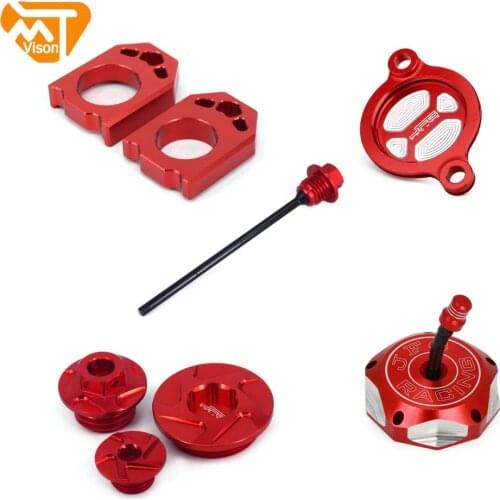 Motorcycle Timing Screw Gas Tank Cover Engine Filter Cover Chain Adjuster Engine Dipstick For Honda CRF250R CRF 250R 2010-2016