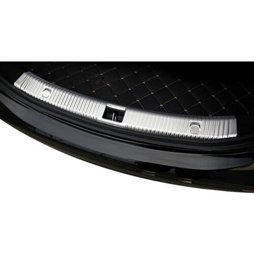 Stainless Steel Interior & Exterior Rear Bumper Plate Protector Trim For Mercedes Benz 2016 2017 E Class W213 E200 E300