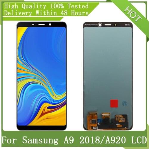 6.3" SUPER AMOLED LCD For Samsung Galaxy A920 A9 2018 A9S Touch Screen Digitizer LCD Display Touch Screen Digitizer Assembly