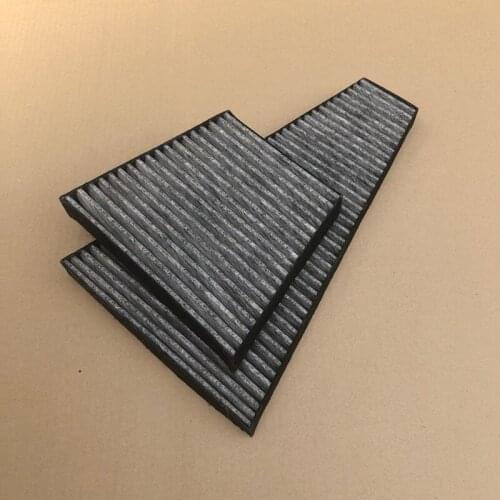1Pair Active Carbon Auto Air Filter Element Suit For Volkswagen Phaeton Huiteng Bentley Continental Flying Spur