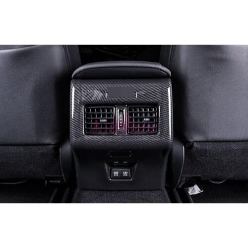 For Toyota Camry 2018 2019 Interior Rear Seat Armrest Air Conditioner Panel AC Outlet Vent Cover Car Styling Accessories