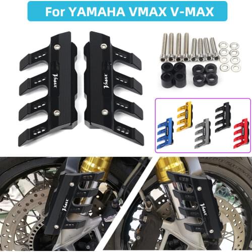 5 Colors For YAMAHA VMAX V-MAX Motorcycle CNC Aluminum Front Fender Side Protection Guard Mudguard Sliders Accessories Universal