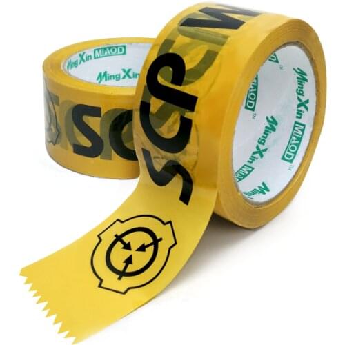 Game SCP Special Containment Procedures Foundation Masking Tape Adhesive Plaster DIY Accessories Cosplay Anime Prop Gift Costume