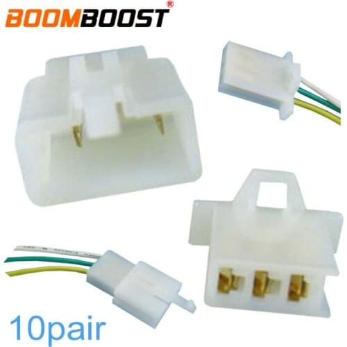 Cable terminal plug Kits 3Pin cable connector automotive Electrical wire Connector 10set/lot