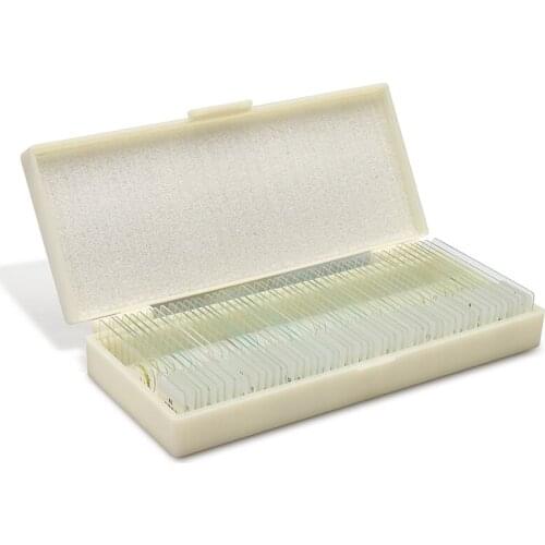 Microscope Biological Specimen Section Glass Slide Set Animal and Plant Cell speciment for School Students
