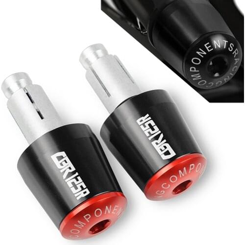 Motorcycle 7/8" 22MM Handlebar Hand Grips Handle Bar End Cap For Honda CBR125R CBR 125 R 2005 2011-2014 2013 2012 CBR125R 11 12