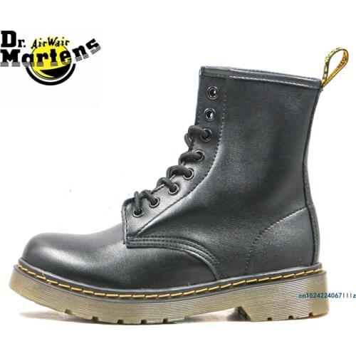 Dr.Martens Men and Women Classics 1460 Soft Genuine Leather 8 Eyes Doc Martin Ankle Boots Unisex Punk Street Casual Shoes 35-45
