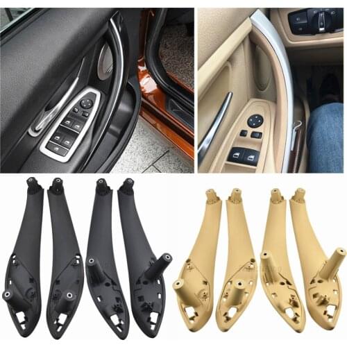 Car Interior Door Handle Pull Trim Cover For BMW F30 F31 F32 F33 F34 F35 F36 F80 Left Right Inner Panel Black Beige