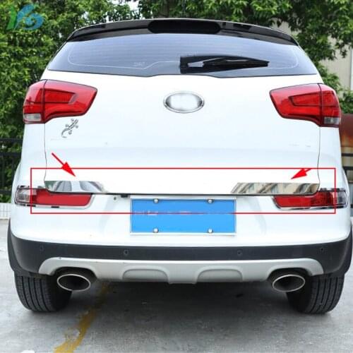 2011-2015 For kia Sportager 5dr High Quality stainless steel Rear Trunk Lid Cover Trim 1PCS