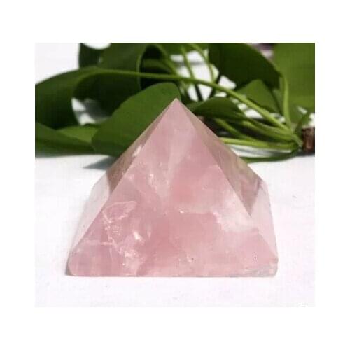 Natural Rose Quartz Crystal Pyramid 48mm-55mm