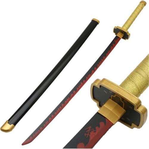 Cosplay Kimetsu no Yaiba Sword Weapon Demon Slayer Tsugikuni Yoriichi Tomioka Yoshio Sword 1:1 Anime Ninja Knife Wood Prop 104cm