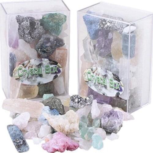 Geode Natural Multicolor Crystal Stones Green Fluorite Geode Mix Crystals Ore Irregular Gemstones Amethyst Row Stones Crafts
