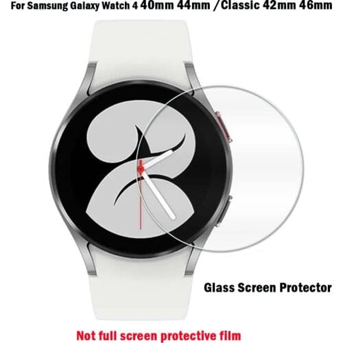 For Samsung Galaxy Watch 4 40mm 44mm Clear Tempered Glass Film Screen Protector For Samsung Galaxy Watch 4 Classic 42mm 46mm