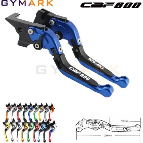 CNC Adjustable Extendable Motorcycle Brake Clutch Levers For Honda CB600F CB650F Hornet CBR600F CBF600 SA 2010 2011 2012