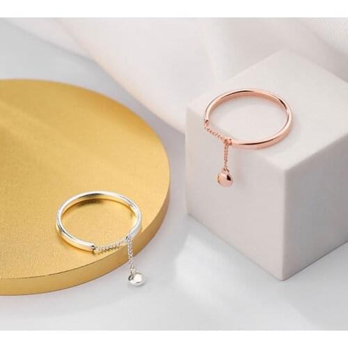 Ruifan Women's Silver Rings